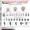 Service Caster 3'' Nylon Swivel 1-1/2'' Expanding Stem Caster Total Lock Brake SCC-EXTTL20S314-NYS-112 - alternate 3